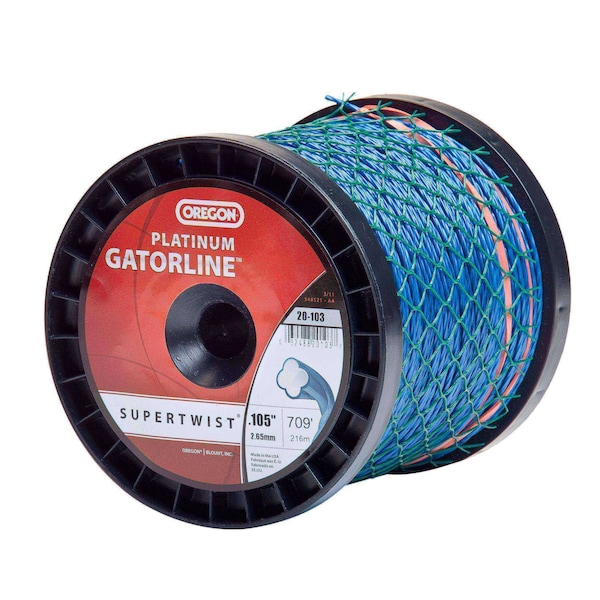 Oregon Platinum Gatorline SuperTwist Trimmer Line, .105" by 709', 3Lb Spool 20-103 - main